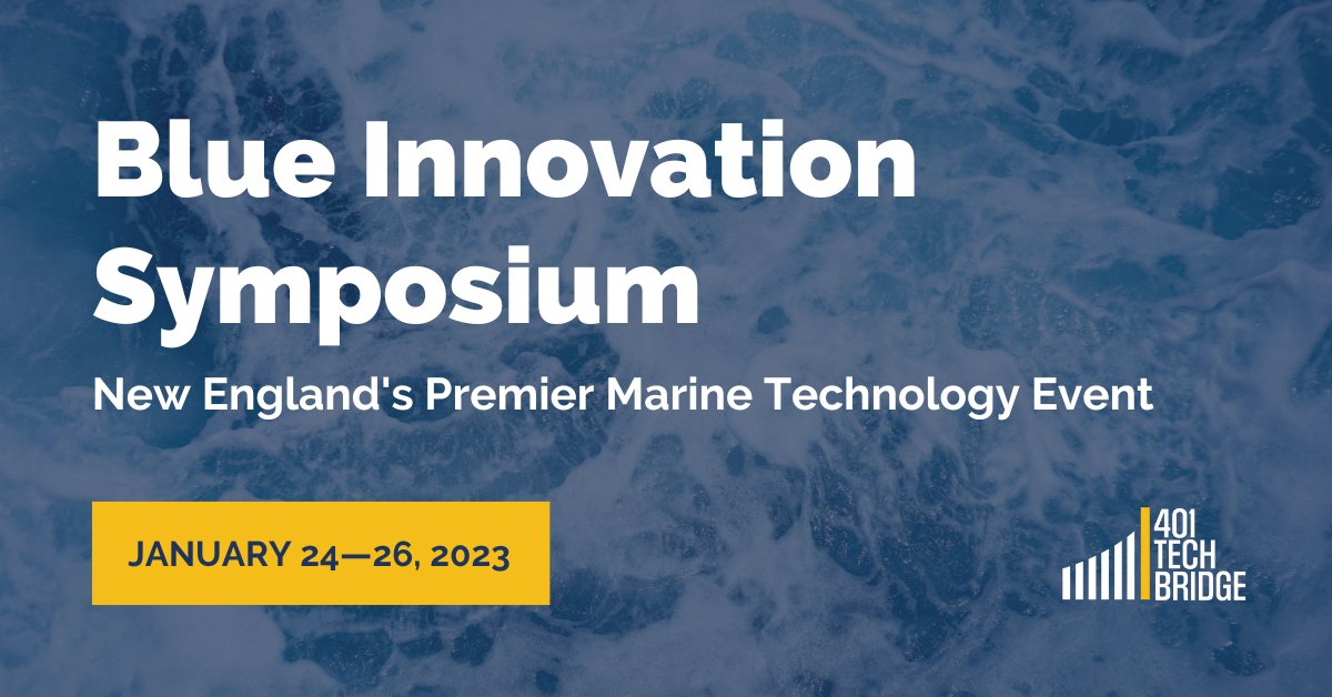 Tomorrow is the day! It's not too late to purchase your tickets and join us for the Blue Innovation Symposium at the Wyndham Newport Hotel. Industry leaders from both the public and private sectors will be in attendance.

ow.ly/7NpJ50MyaZ5

#bluetech #growblue #techbridge