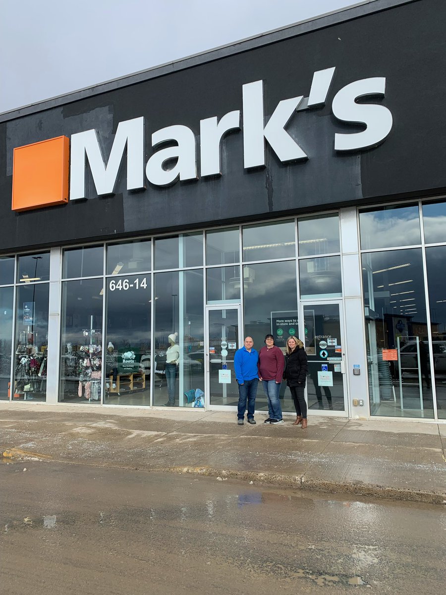 Thank you so much to Kingston Riocan @MarksCanada for your donation of clothing for @LimestoneDSB youth. #community #winterwarmth