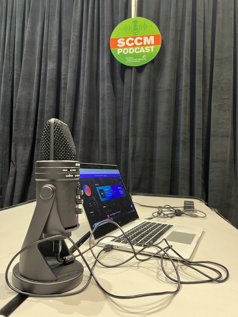 Don’t miss special #SCCM2023 Congress editions of the @SCCM podcast! We have a great slate of topics and guests. Available on the SCCM website, Apple Podcasts, Google podcasts, and Spotify. sccm.org/podcast