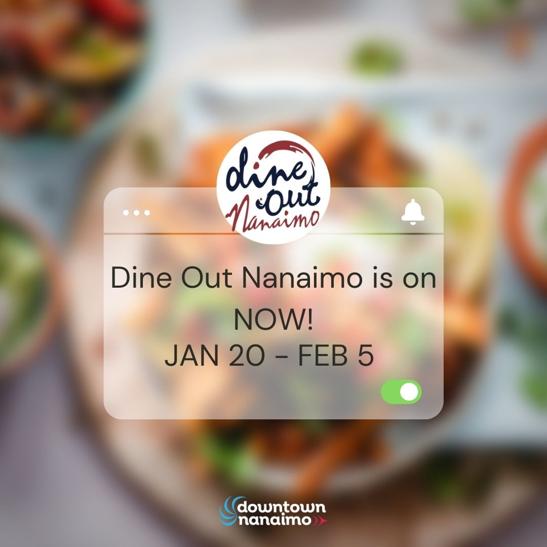 Dine Out Nanaimo is on now! Visit dineoutnanaimo.com to find information on all the participating businesses.
#nanaimo101 #wearenanaimo #explorenanaimo #downtownnanaimo #harbourcity #heartoftheharbourcity #livenanaimo #nanaimoharbour #dineoutnanaimo #dineout #eatlocal