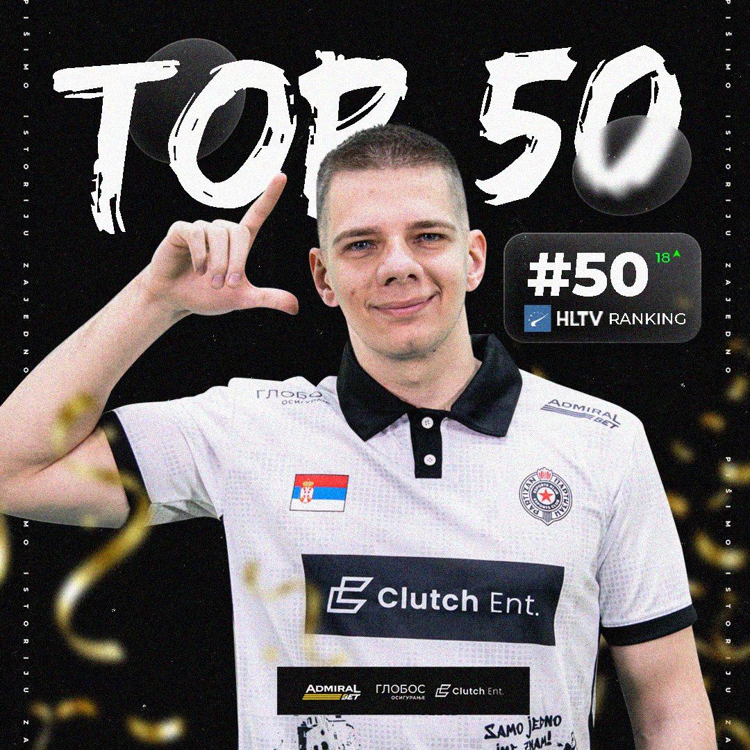 esportspartizan's tweet image. TOP 50 HLTV 🏆