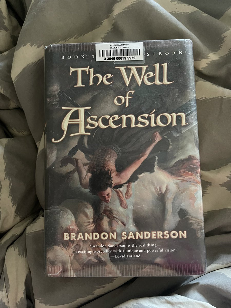 soccerlime's tweet photo. I’m currently half through the second book in @BrandSanderson’s Mistborn series and I’m continually blown away at the complexity of narratives and ideas throughout his writing. Just wow. https://t.co/PrkdsMv0za