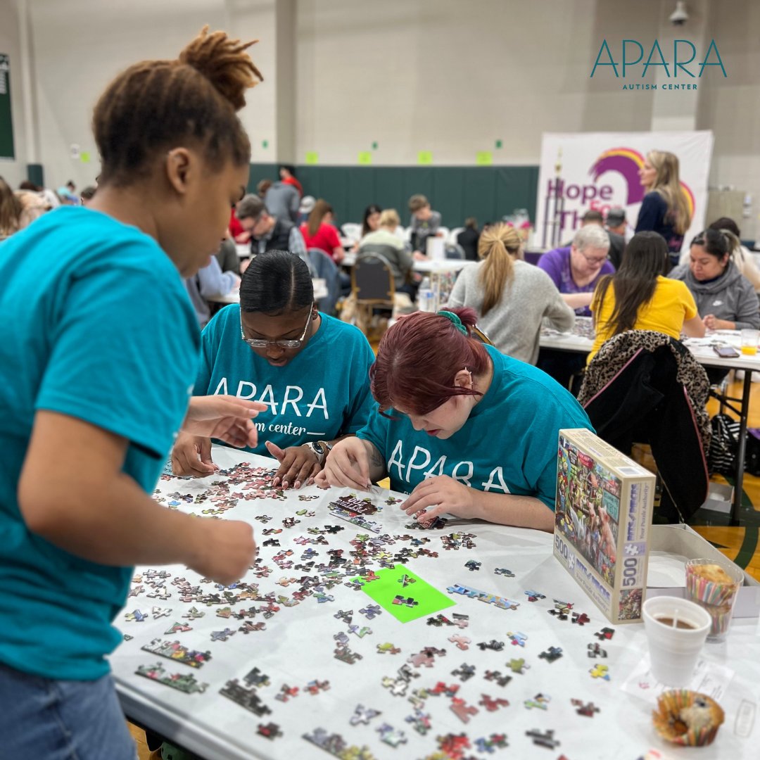 AparaAutism's tweet image. We had so much fun this weekend at the @Hope_for_three Annual Jigsaw Puzzle Competition! Apara's completed their 500-piece puzzle in one hour and 14 minutes. 🎉  Thank you, Hope for Three, for such an amazing time!

#hopeforthree #puzzles #fun #autism #annualevent #apara