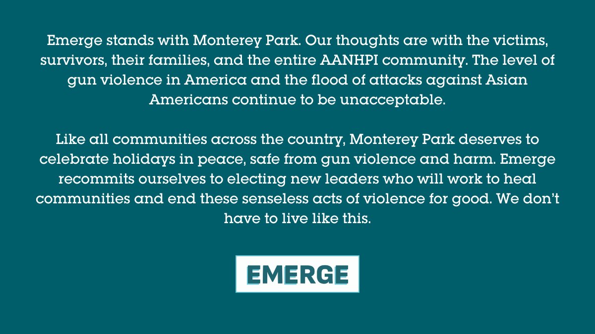 EmergeAmerica's tweet photo. We stand with #MontereyPark and the #AANHPI community https://t.co/znfdsQj2Pz