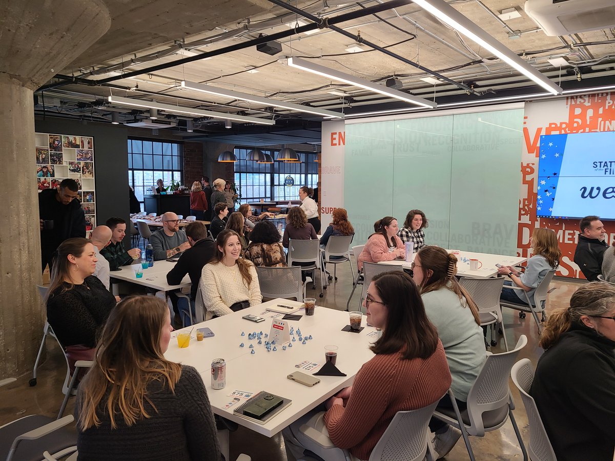 HollisandMiller's tweet photo. Last week, we came together to reflect on 2022 and look forward to what 2023 has in store for our HMA family. Our annual State of the Firm meeting is an exciting way to kick off a new year on a high note! #HMAproud #wedesignthefuture https://t.co/S285WX69lm