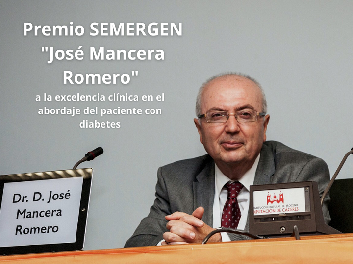 SEMERGENap's tweet photo. 🏆 PREMIO SEMERGEN 'JOSE MANCERA ROMERO' A LA EXCELENCIA CLINICA EN EL ABORDAJE DEL PACIENTE CON DIABETES
Bases en: https://t.co/1BAxe9DJLP https://t.co/gLmqLfQPzF