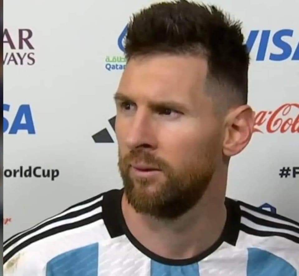 Laporta on his way to sign Messi after betraying him back then. 
Messi when he sees Laporta!