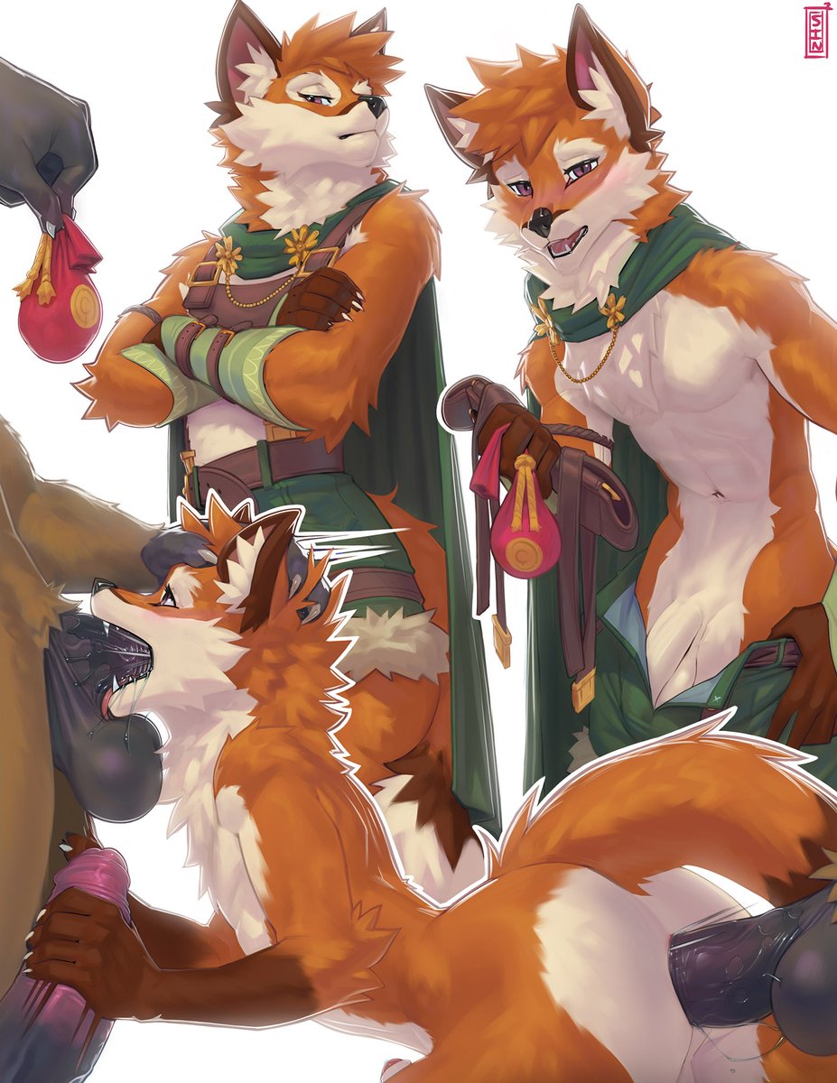 SinSquaredArt's tweet photo. "For A Price"

A bag of gold and a pound of ass.
Commission for @trashycapra featuring their fox River. https://t.co/ClDSJbNes1