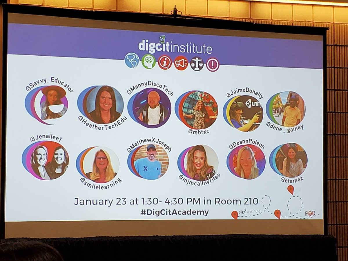 WickedDecent's tweet photo. Some fast follows at #FETC!

Connect w all these great folks doing important #digcitacademy work!  All sorts of global, local, edtech and classroom perspectives! https://t.co/WtEN1j8v82