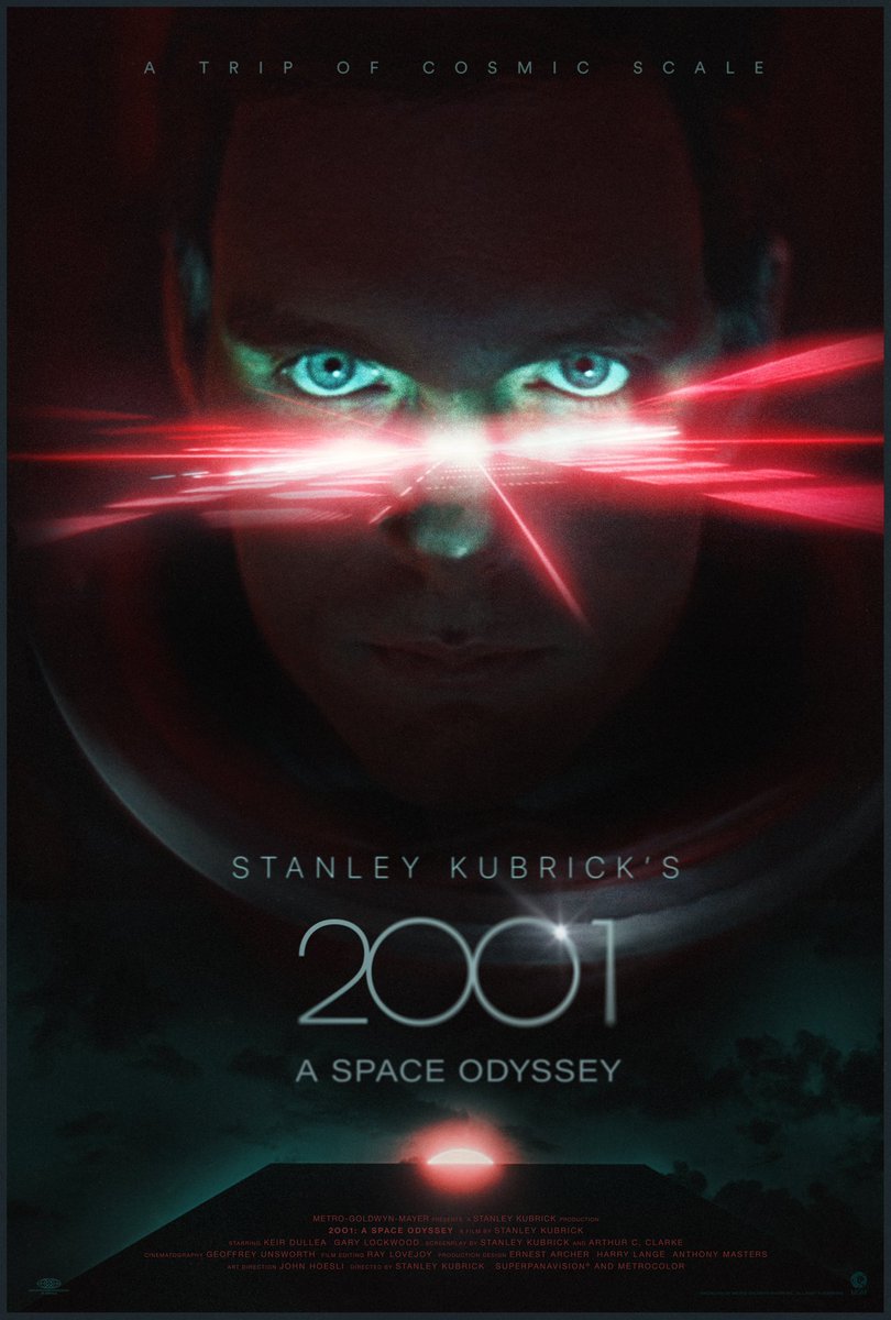 My posters are not immensely popular on Twitter but I still post in case you feel like supporting and getting my work out there 😊✨

Here’s my new one for Stanley Kubrick’s epic cosmic saga “2001. A Space Odyssey”