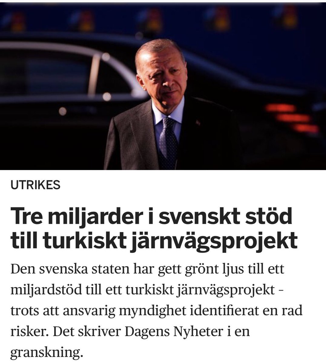 Vore det inte rätt rimligt att stoppa tex det här nu? Inte en spänn mer till Turken. #svpol #migpol