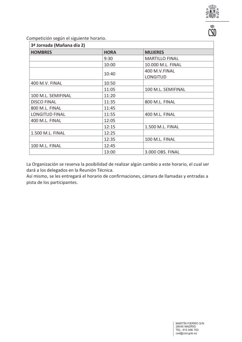 TrainerBertone's tweet photo. 🗓️2023 
#leonesp 🦁 estrenará una pista de Atletismo de 8 calles 
No, León no tenía 🤷🏽‍♂️
Y @unileon será la sede los días 22 y 23 de Abril del Campeonato de España Universitario #CEU 
@deportegob

📸Mínimas y horario https://t.co/wvqGef0lkV