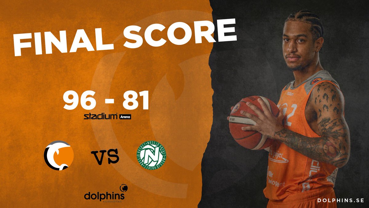 EN GLÖDHET GREEN! 🔥

Inget stoppade Devonté Green när Norrköping Dolphins vann i Stadium Arena. 
Amerikanen stoppade i 34 poäng mot Nässjö. 

På fredag ses vi igen när BC Luleå kommer till Norrköping. 

#förNorrköping #dolphinsbasket #SBL #basketse