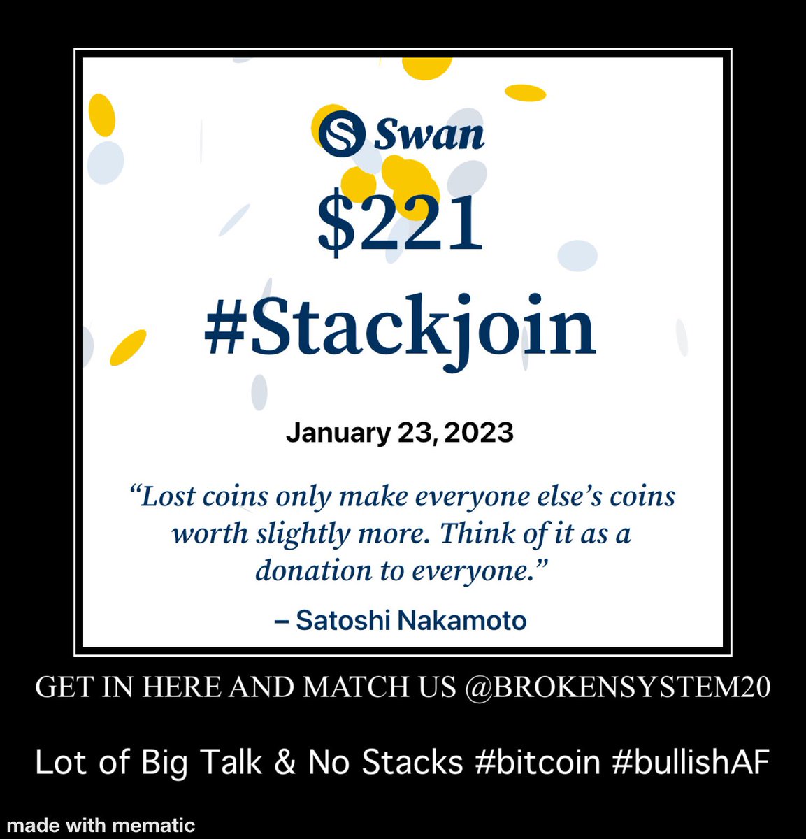 BrokenSystem20's tweet image. #Stackoff #StackJoin
Anthony SJ 3, Block 3 $221