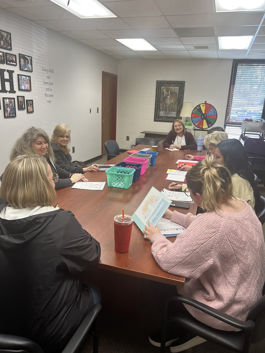 KnightEnloe's tweet photo. Teachers visited colleagues from the middle or high school to observe and gain valuable teaching strategies. Each grade level debriefed to share their knowledge to strengthen teaching across the district. #weprowlasone  #alabamaMTSS https://t.co/47Ee7TNQvN