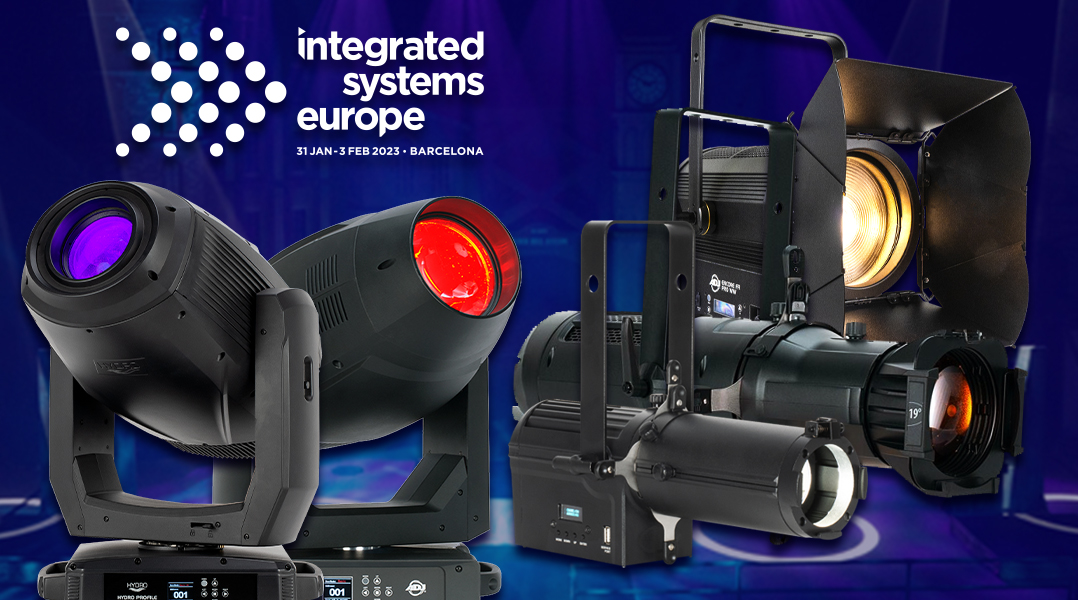 adjlighting's tweet photo. Following a two year pandemic-induced hiatus, the ADJ team is preparing to return to the @ISE_Show exhibition with a variety of new entertainment lighting solutions: #ip65rated #hydroseries #focusseries #encoreseries #ise2023 Learn more: https://t.co/H8ASbTwXBR https://t.co/5liVNMFwsE