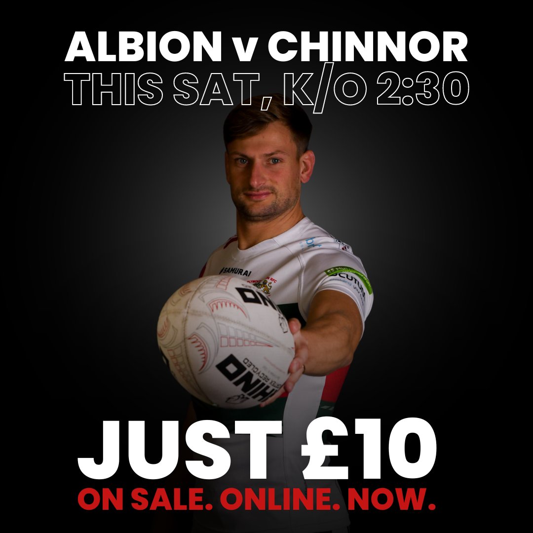 𝗛𝗢𝗠𝗘 𝗚𝗔𝗠𝗘 𝗧𝗛𝗜𝗦 𝗪𝗘𝗘𝗞𝗘𝗡𝗗
All tickets, all stands, just £10! 

𝗕𝗢𝗢𝗞 𝗢𝗡𝗟𝗜𝗡𝗘 𝗡𝗢𝗪 - bit.ly/ALBISHOP

🟢 Gates open at 12:00 PM
🟢 Kick-off 2:30 PM
🟢 Live music until late

Don't forget! 
Season ticket holders can bring a friend for free