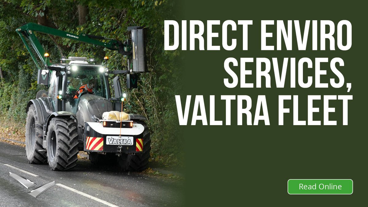 Direct Enviro Services Ltd, a Kent-based contractor specialising in hedge and verge cutting on the county’s major routes says his Valtra tractors supported by Crawfords are ideal for the task! rwcrawford.co.uk/direct-enviro-…
<a href="/ValtraGlobal/">Valtra</a> <a href="/SpearheadWorld/">Spearhead Machinery</a> <a href="/AGCOcorp/">AGCO</a>