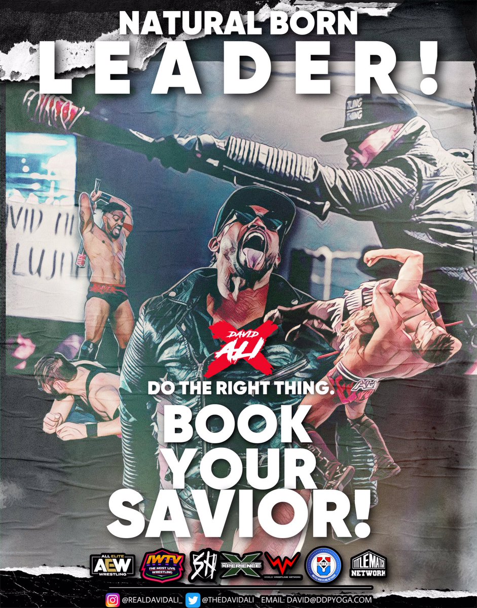 DavidAliWRSTLNG's tweet image. Do the right thing. 
Elevate your championships
Inspire your locker rooms to become more than just a move set! Book #YourSAVIOR &amp;amp; I promise you 
All You’ll See is Stars! #Alilujah!

#wrestling #prowrestling #IndyWrestling #professionalWrestling #sportsentertainment #midwest