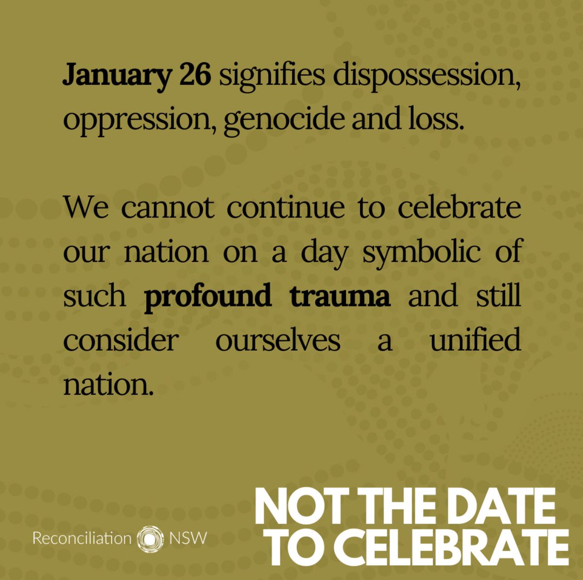 Not the date to celebrate. 
Survival Day ❤️
TY @NSWRC 🖤💛❤️