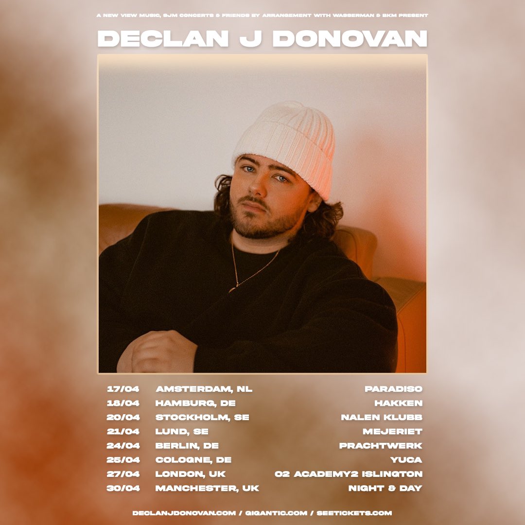 🚨 SO EXCITED TO ANNOUNCE I’LL BE COMING BACK TO EUROPE IN APRIL! 🚨General sale is this Friday at 10am GMT! Can’t wait to see all your lovely faces at the shows!! Big love 🚀💙