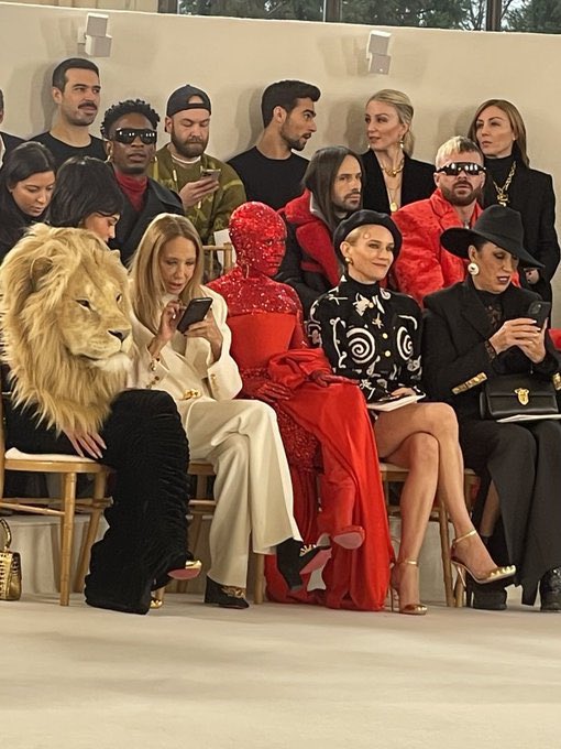 All i can see is Max Verstappen and Charles Leclerc being their true selves at the Paris fashion week
