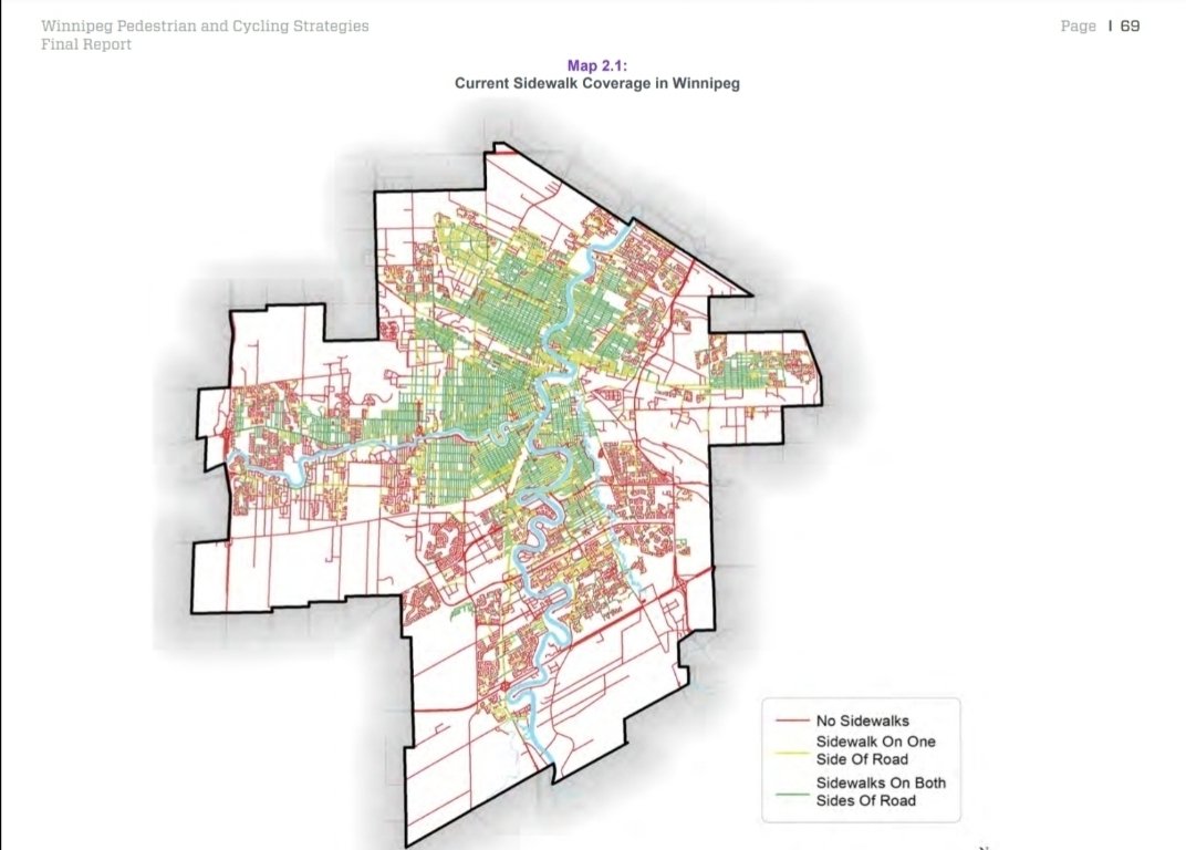 ianwalkerwpg's tweet image. This person makes an excellent argument for @safespeedswpg in the suburbs where roads weren't built for people to walk and bike on @jbrowaty. There's an awful lot of streets that aren't safe for people that can't or don't want to drive a car... #love30