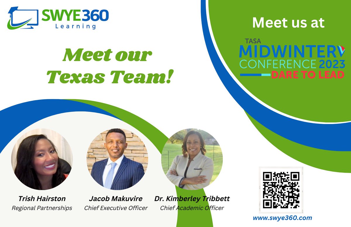 TribbettKim's tweet image. To all our @tasanet educators attending #TASAMidWinter2023, meet us in Austin.