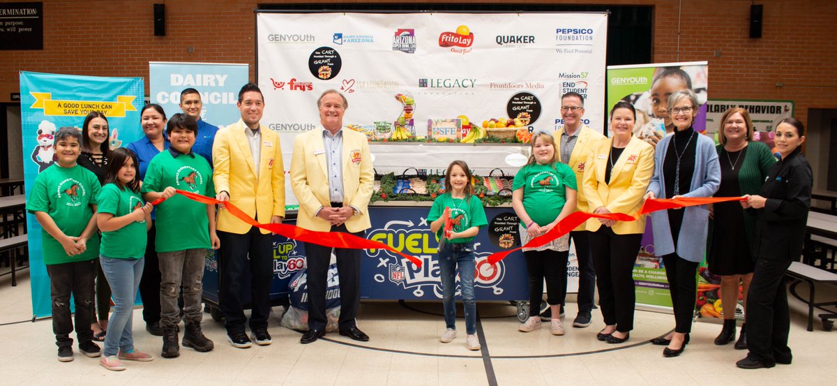 There's no stopping Mission 57! Our community initiative to help #EndStudentHunger in AZ in the run up to #SB57 was at Prince Elementary School in Tucson, to donate meal equipment packages thanks to the support of <a href="/Fiesta_Bowl/">Fiesta Sports Foundation</a>, along with partners <a href="/AZSuperBowl/">AZSuperBowl</a> &amp; @AzMilkProducers.