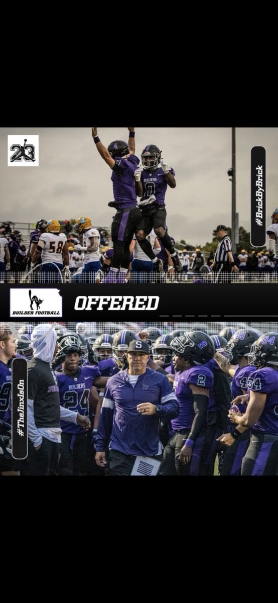 Exited and blessed!! Thank you @CoachStrongSC for bearing with me, officially Offered😈 #Brickbybrick