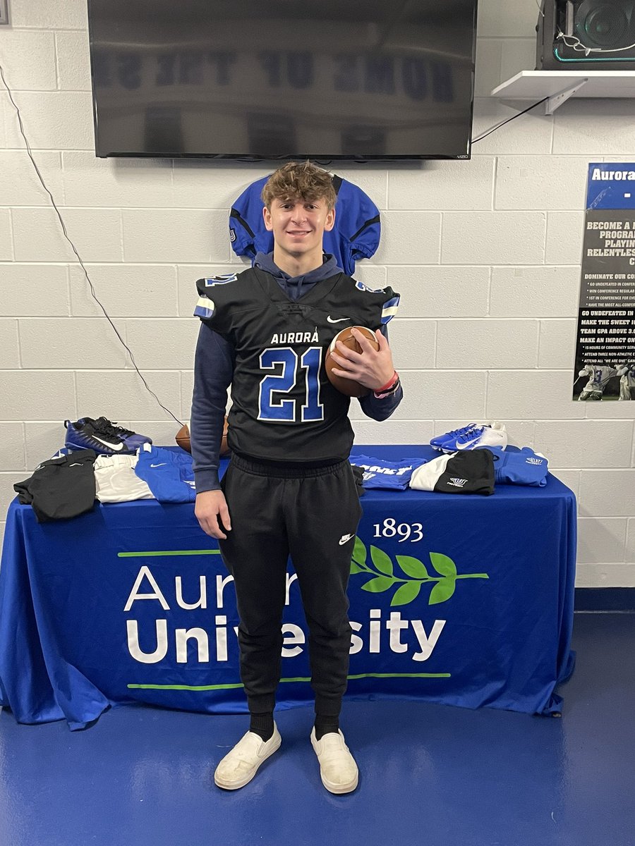 Had an amazing visit with <a href="/AU_SpartanFB/">Aurora University Football</a> and <a href="/AUCoachZim/">J.T. Zimmerman</a> this past weekend. Thank you for inviting me out to see campus. <a href="/EDGYTIM/">Timothy “EDGYTIM” OHalloran</a> <a href="/HuntleyFB/">Huntley Red Raider Football</a> <a href="/PrepRedzoneIL/">Prep Redzone Illinois</a>