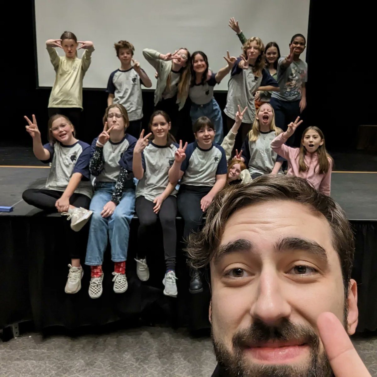 MrHartung's tweet photo. Final day of choir for this energetic crew before they head to Spanish for the next marking period! #collsedu #collsarts #cmschoir https://t.co/otiSjw9Rpz