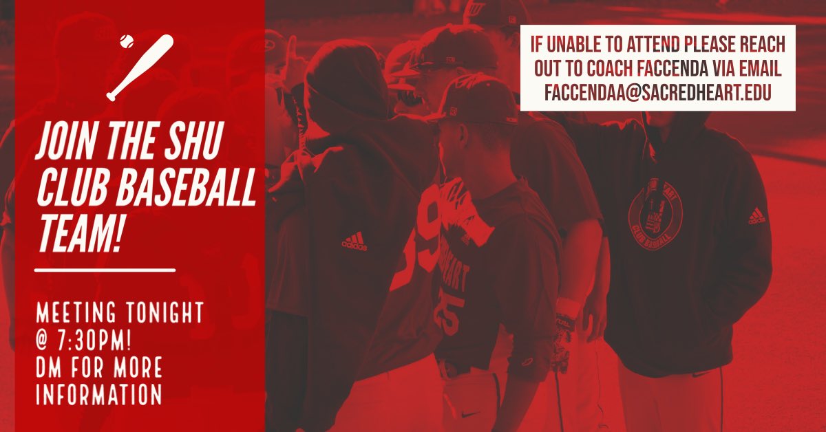 Sacred Heart Club Baseball tweet media