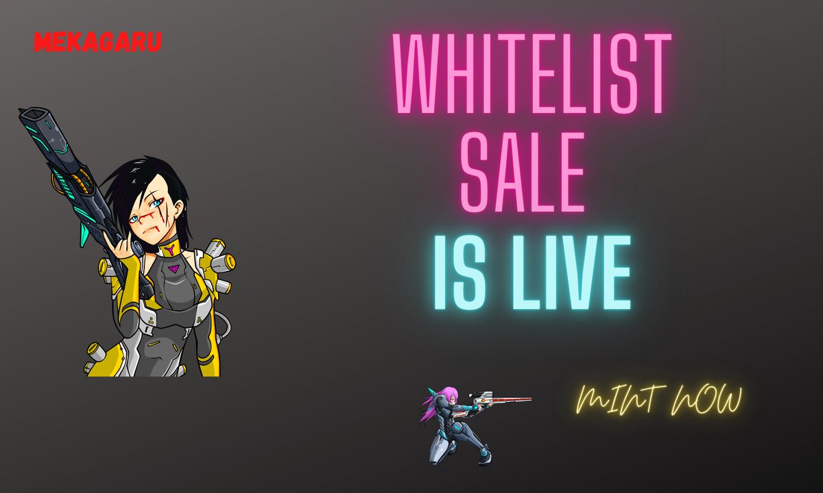 eth_julien's tweet image. Hi community #MEKAGARU

Thank you so much for your support.

Mint for WL opening now : mekagaru.xyz