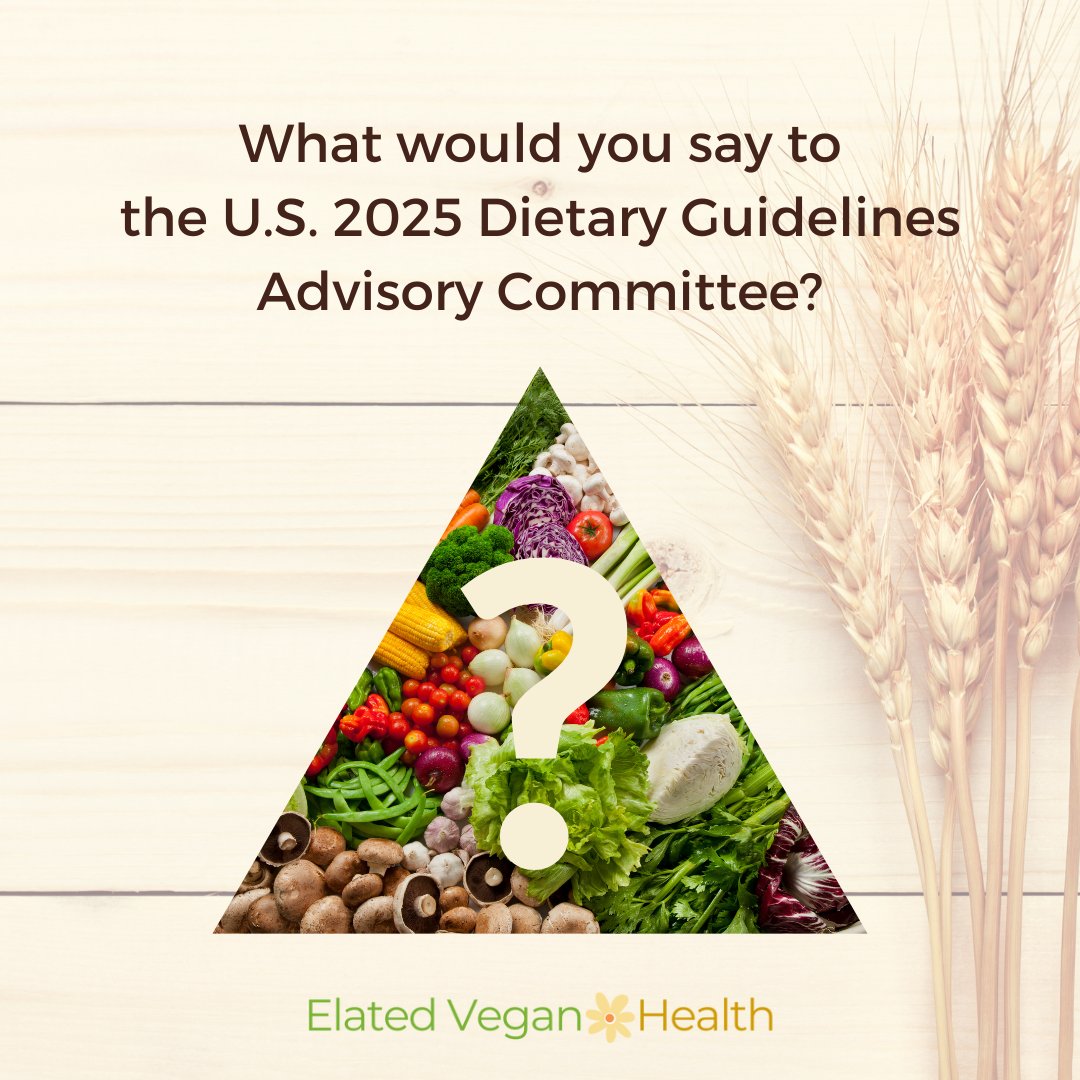 I just found out you can actually attend the virtual meetings to have your say about nutrition and what you think needs to be included... and excluded! from the dietary guidelines.

Have your say!
dietaryguidelines.gov/submit-comment…

#nutrition #healthydiet #nutritarian #vegandiet