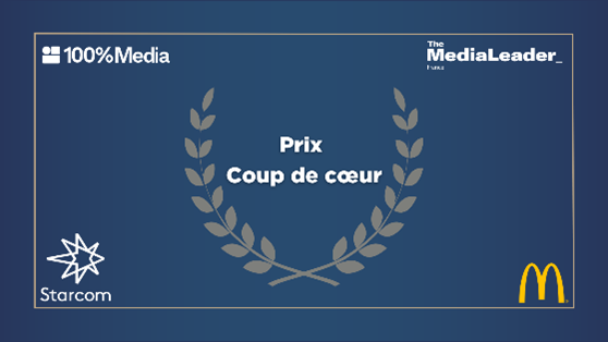 [Awards] 
🧡Un prix #CoupdeCoeur, c’est un bonheur que nous partageons avec les équipes de <a href="/McDonaldsFrance/">McDonald's France</a> et <a href="/PublicisFrance/">Publicis France</a> pour la campagne #reQRutement 
@100media_fr #agencemedia #awards #publicité #digital #medias #AgenceMedia2023