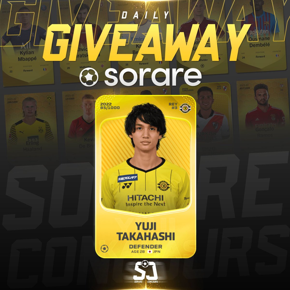 _CaptainHODL's tweet photo. 🎁 CONCOURS SORARE 🎁

4 JOUEURS À GAGNER / 4 GAGNANTS DIFFÉRENTS

Conditions pour participer :

- Follow @SorareConcours et @BoggieCrypt 
- Retweet ♻️
- Like ♥️

Fin du concours 24/01 à 20h00

#Sorare #TeamSorare #Giveaway #NFTGiveaway #Concours #Crypto #NFT #ETH #cryptogiveaway https://t.co/WssH3yKHl6