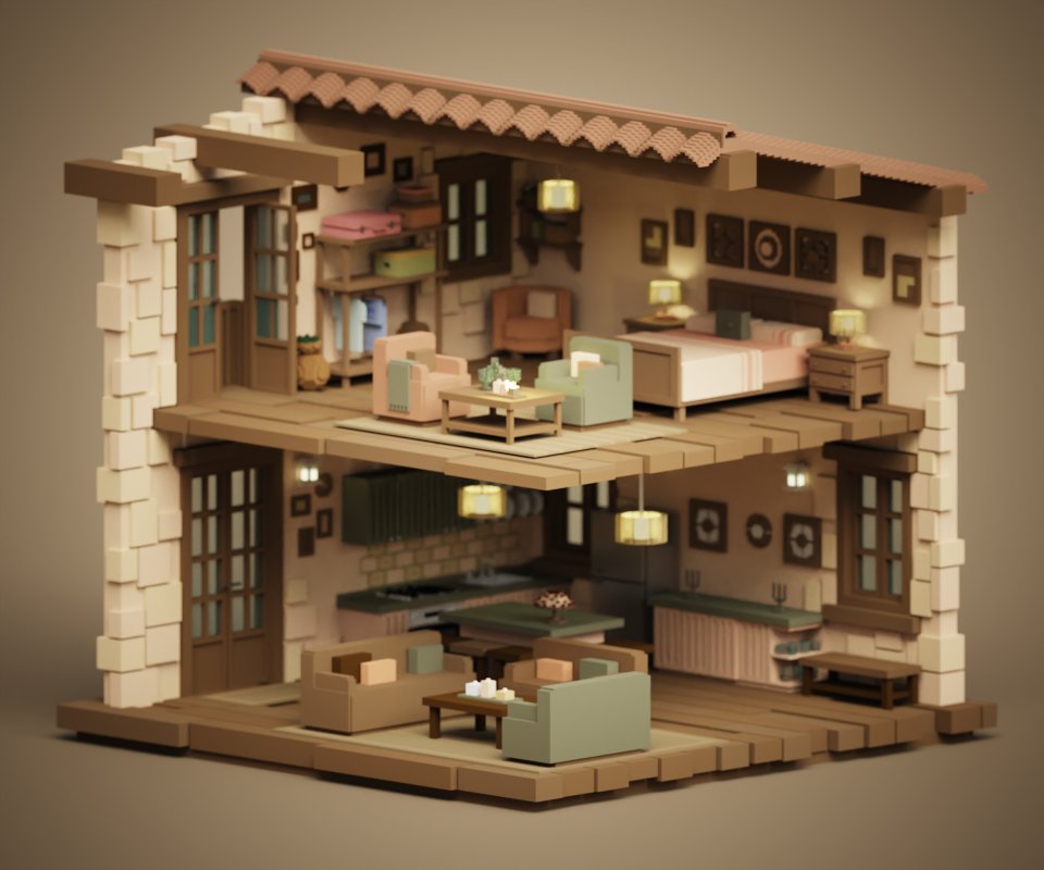 The cabin of memories🍂

#voxelart #voxelartist #magicavoxel