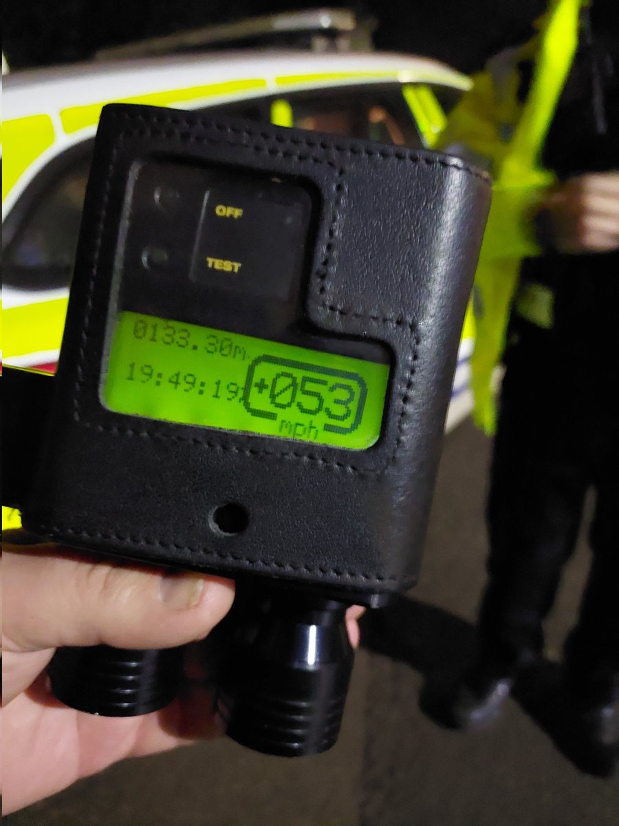 IpswichPolice's tweet photo. Ipswich West SNT have been carrying out speed checks for the first day of a week of action. #speedkills this was in a 30 limit in a residential area. #reduceyourspeed #staysafe #669 https://t.co/nOgMRGPe8g