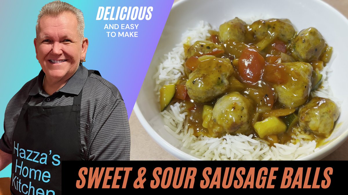KitchenHazza's tweet photo. How to make Sweet &amp; Sour Sausage Balls. This recipe is a Delicious, SUPER EASY and quick meal to make.  Perfect for a quick and easy lunch or as weeknight dinner.  Check out the recipe at this link  https://t.co/4vnY6u4NMS https://t.co/uFCKWbgdCc