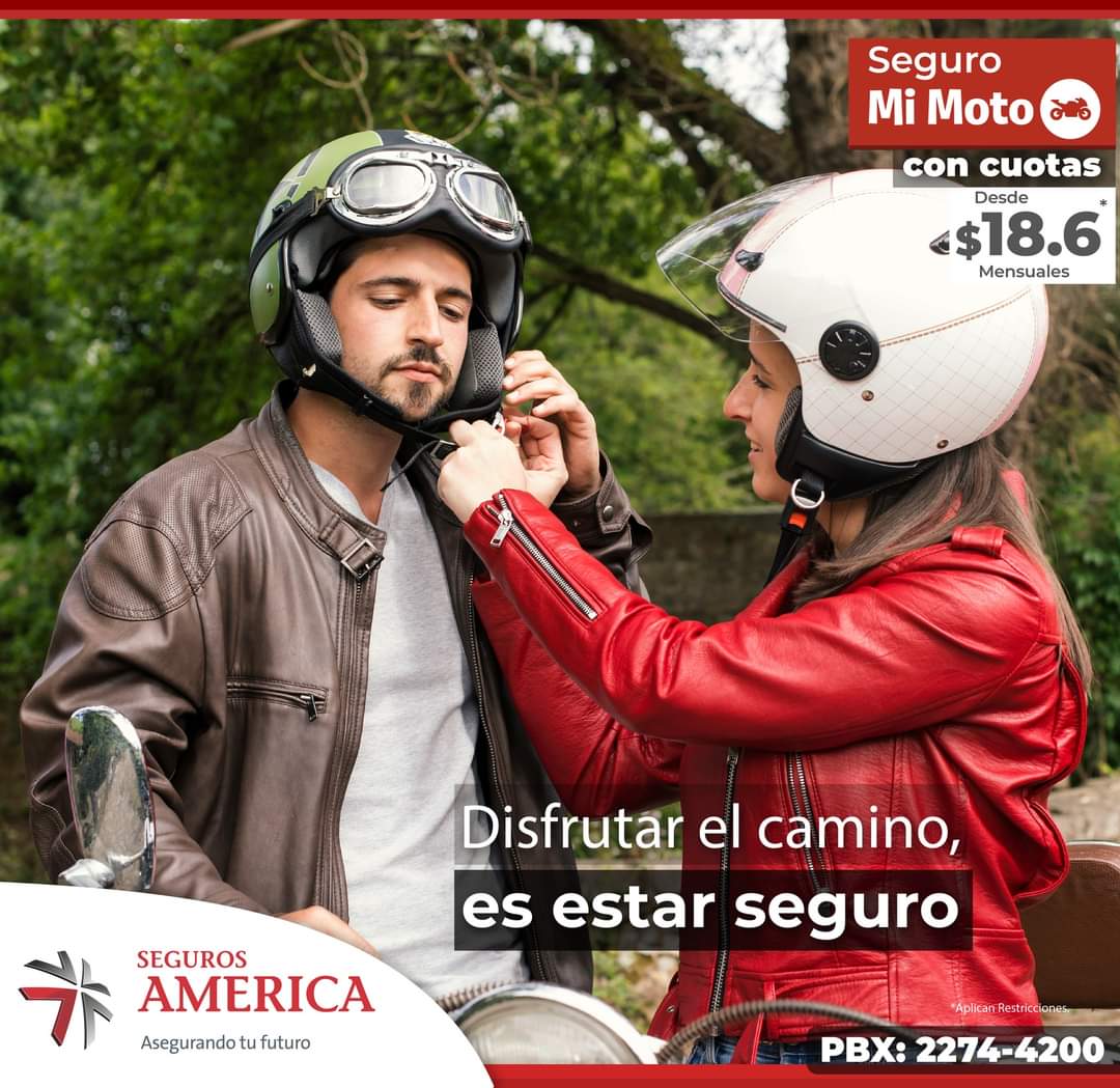 ¡El plan de seguro perfecto, para el viaje perfecto! Con mi moto puedes asegurar tu camino y disfrutar de los viajes al aire libre, con cuotas desde $18.6 tendrás coberturas en caso de daños a tu propio vehículo, rotura de casco y robo. ¡Coméntanos tus dudas! 😎🏍

*Aplican Cond.