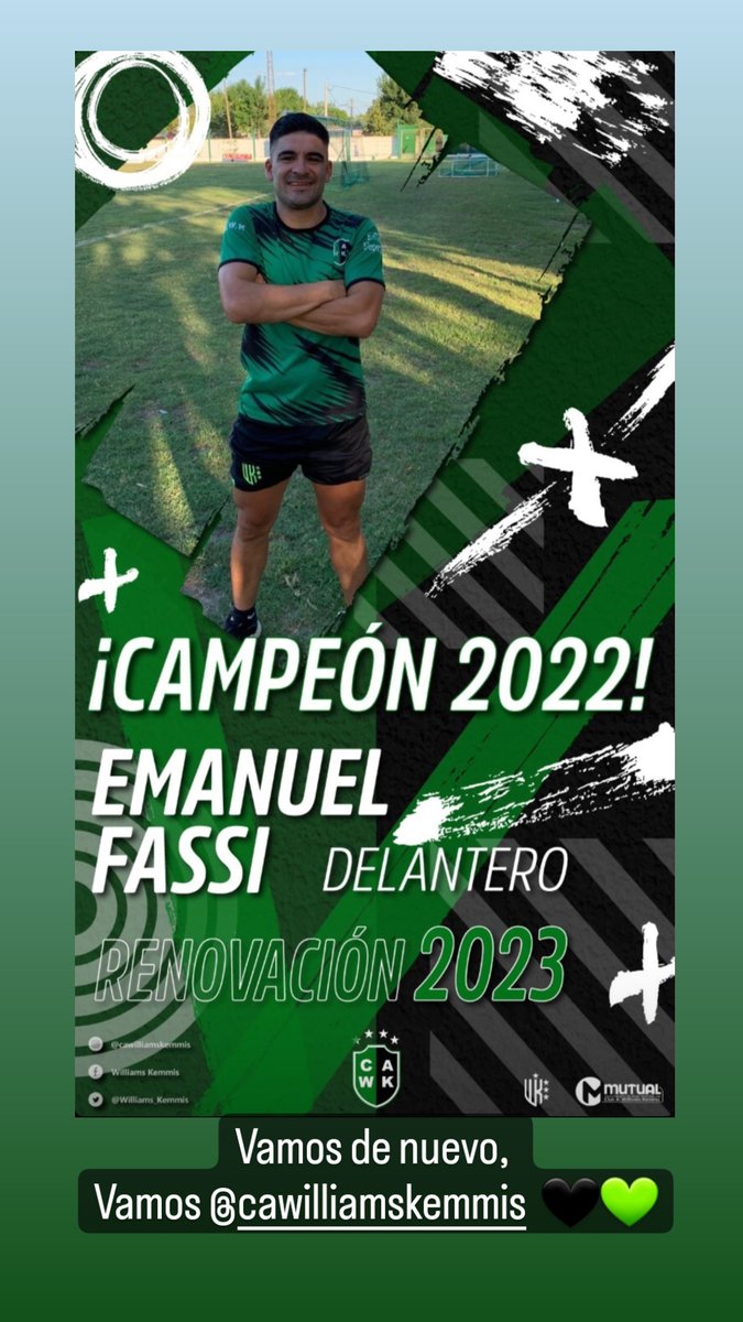 Vamos que Vamos WK 💚🖤💪🙌