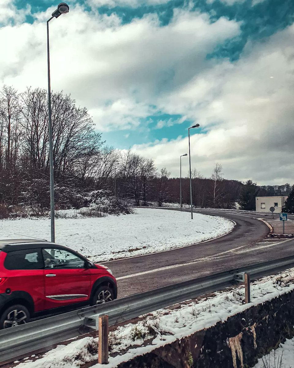 on my way #photographychallenge #snowstorm #European