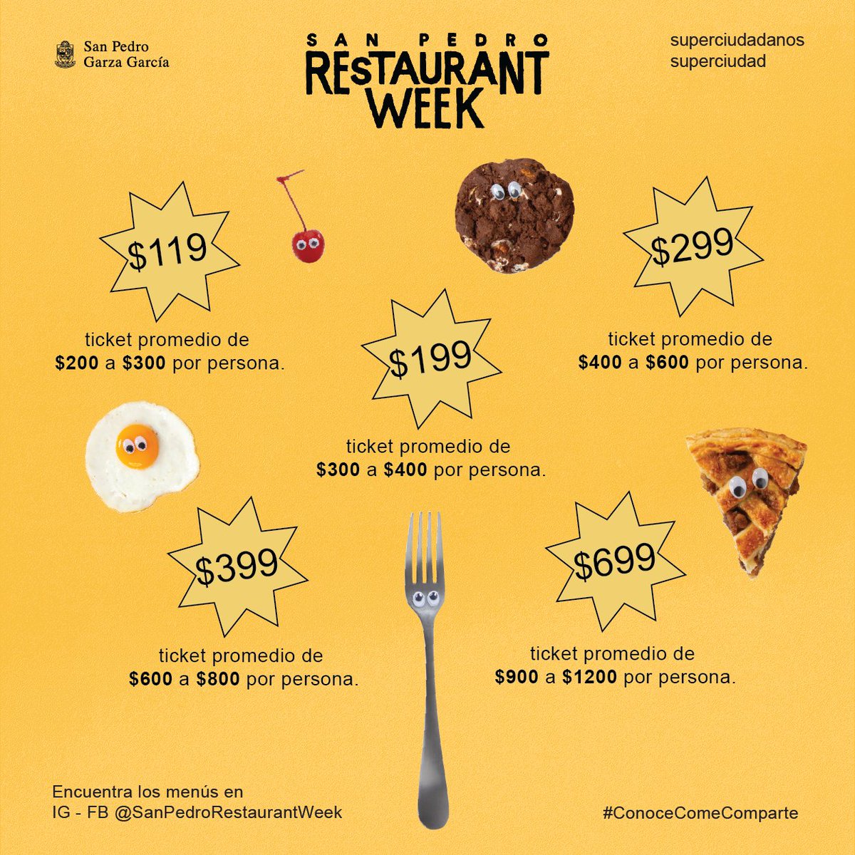 juventud_sp's tweet photo. 🍔🍕🌮🍰🥗🍤
¡Disfruta de #SPRW del 23 al 29 de enero!

Encuentra la lista completa de restaurantes y menús en ➡️ https://t.co/eCSr0pOQDB

#ConoceComeComparte #SPGG @SanPedroNL https://t.co/F7UrXsIMvn