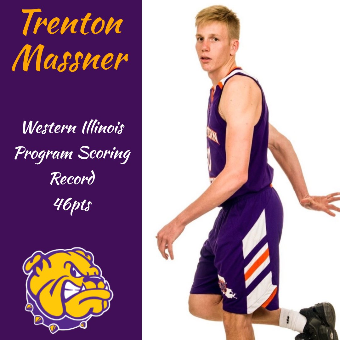 Former Blackhawk Trenton Massner with a program record tonight🔥Trenton scored 46 points tonight💪