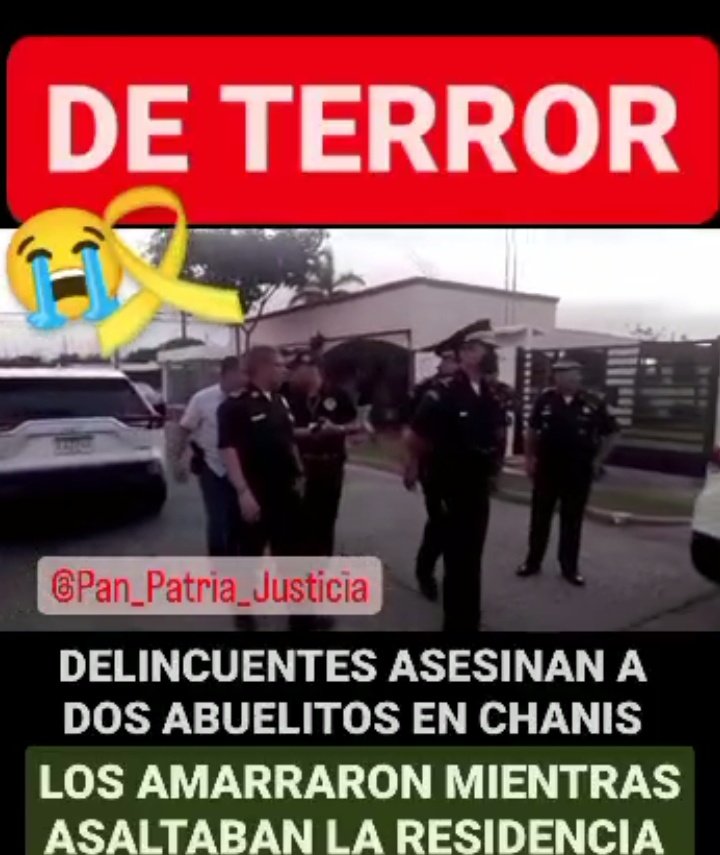 Esto es terrible ya no respeta ni a la tercera era estos delincuente mientras Álvaro Alvarado ataca a nayib bukele porque ha hecho su trabajo en El Salvador necesitamos a alguien así en Panamá ya no se aguanta la delincuencia en este país indolencia nivel mierda Dios mío😥💔🙏