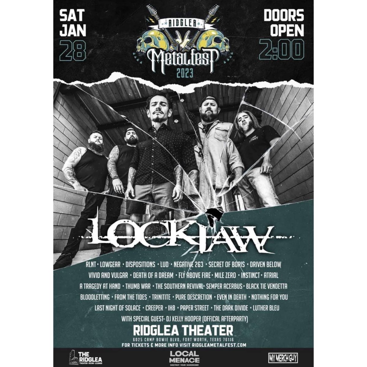 Hitting up Dallas for a couple days this weekend! Friday at Growl Records in Arlington and Saturday at Ridglea Theater in Ft. Worth for the Ridglea Metalfest!