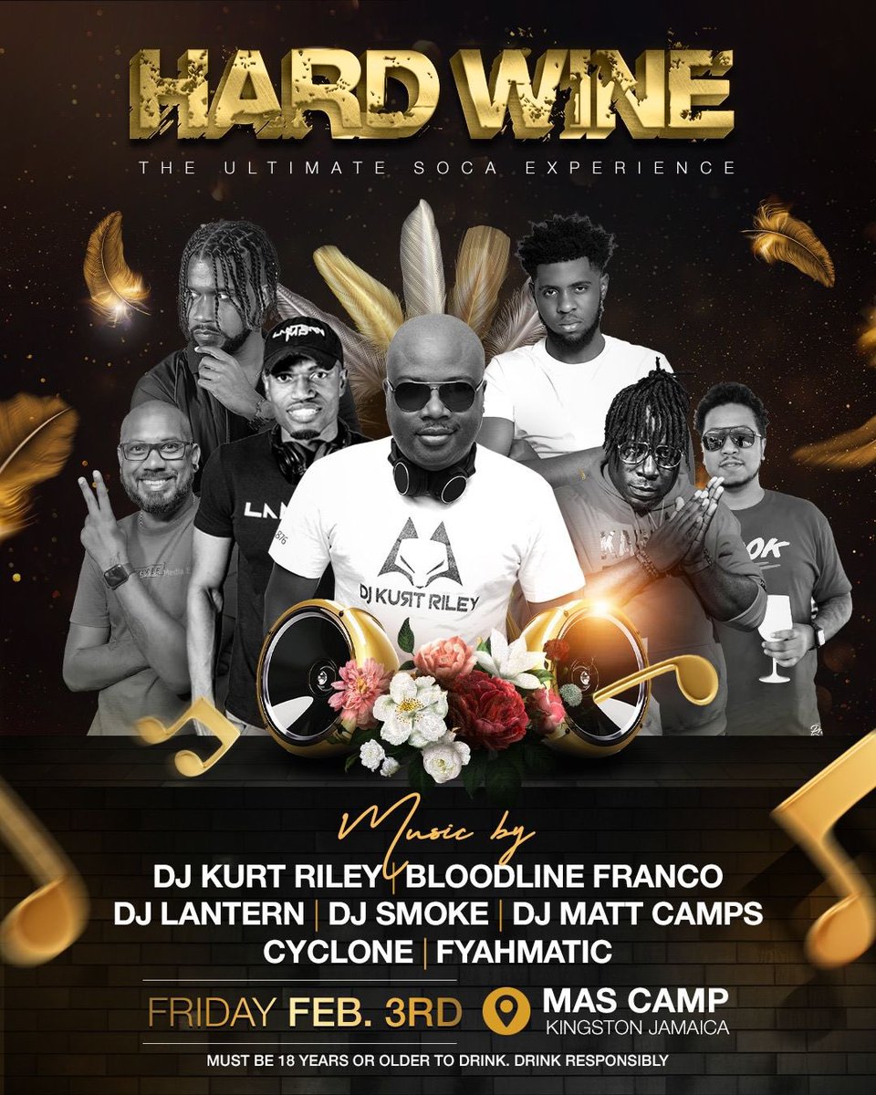trisanze's tweet image. The soca you ❤️ with the Djs you’ve been asking for🔥#ItsShowTime

Get yuh flags, yuh rags, yuh waistlines ready ‼️

See you a Mas Camp on February 3rd at #TheUltimateExperience, #Hardwine

We ready for the Road🔥

#HardWineFeb3  #TeamSoca #hardwine2023 
#CarnivalInJamaica