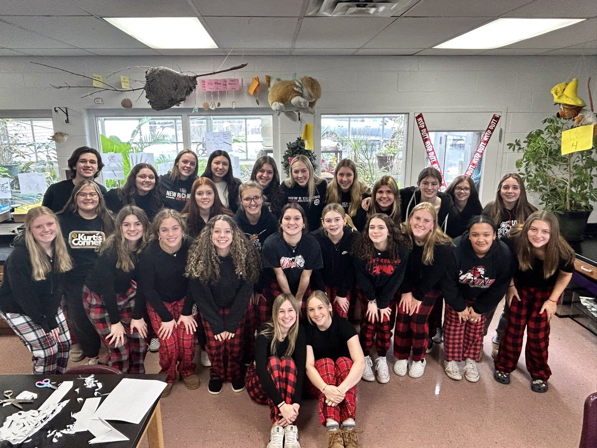 NRHS Student Council showing off their “school Uniform”