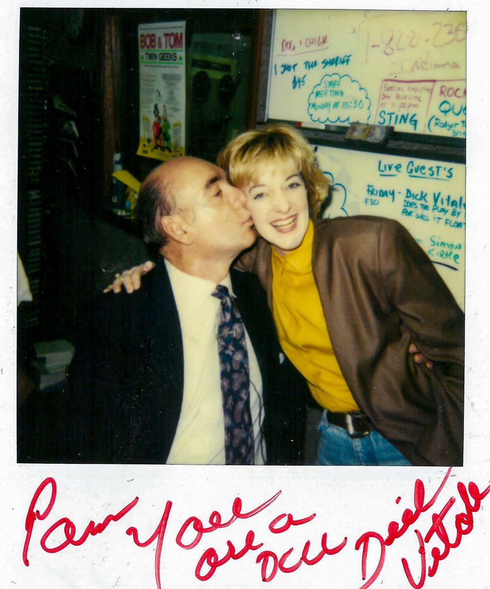 PamRhoades's tweet photo. .@DickieV heard you’re gonna be in #knoxville for the @Vol_Hoops game this wknd — guessing this was 1992 @bobandtom #Q95 #Indy 😘❤️ https://t.co/UttEd158Nc